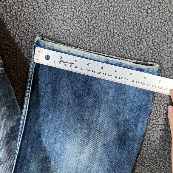 Diesel Zatiny Blue Eyecons Italy Made Bootcut Jeans - Men's Size 30*32(Fit 30*29 - Picture 8 of 11